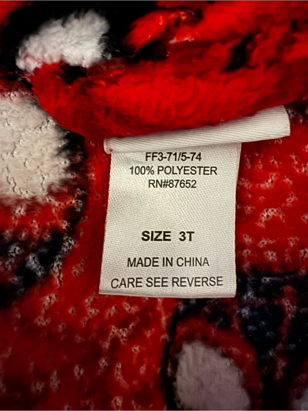 Red Spider-Man Fleece Robe Jacket - Picture 4 of 4